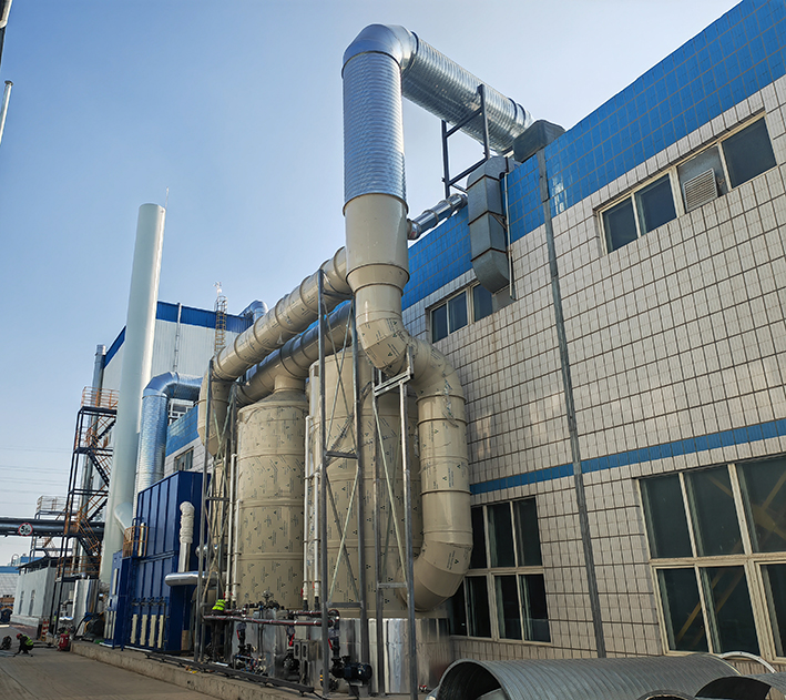 新疆特變電工VOCs廢氣處理-沸石轉輪設備安裝完成